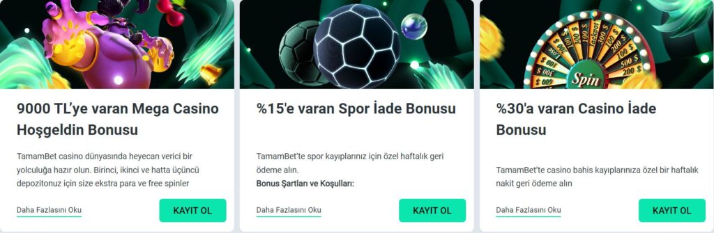 tamambet para yatırma